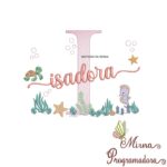 Matriz de Bordado Fundo do Mar Isadora
