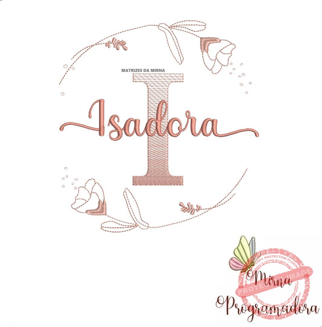 matriz de bordado isadora-mirna matriz de bordado isadora - Imagem 1