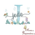 Matriz de Bordado Fundo do Mar João
