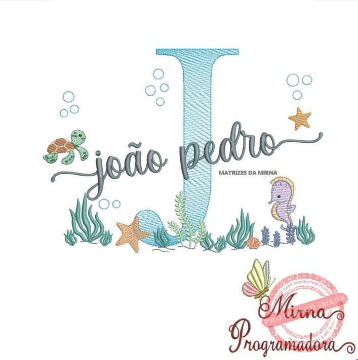 matriz de bordado joao pedro fundo do mar Matriz de Bordado Fundo do Mar João Pedro - Imagem 1
