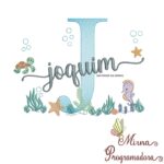 Matriz de Bordado Fundo do Mar Joaquin