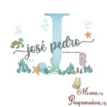 Matriz de Bordado Fundo do Mar José Pedro