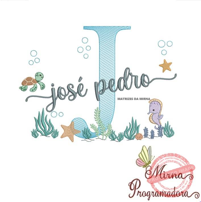 matriz de bordado jose pedro fundo do mar Matriz de Bordado Fundo do Mar José Pedro - Imagem 1