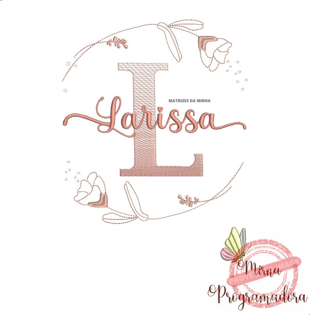 matriz de bordado larissa-mirna matriz de bordado larissa - Imagem 1