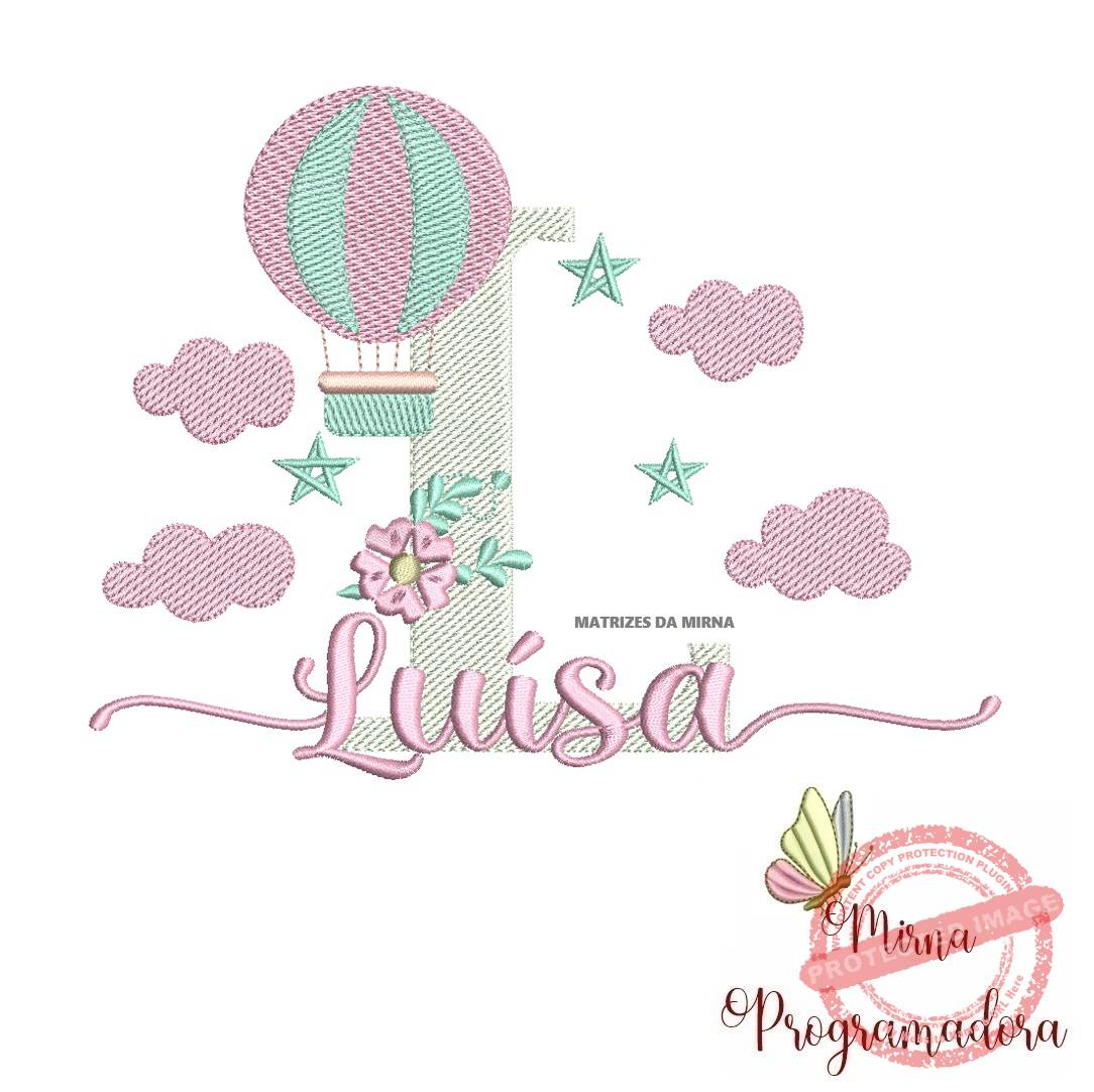 Matriz de Bordado Luísa