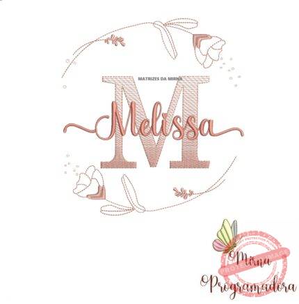 matriz de bordado melissa