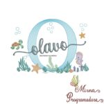 Matriz de Bordado Fundo do Mar Olavo