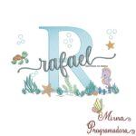 Matriz de Bordado Fundo do Mar Rafael