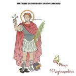 Matriz de Bordado Coleções-santinhos-santinhas-nomes menino-menina - Imagem 4