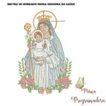 matriz de bordado Nossa Senhora da Saúde