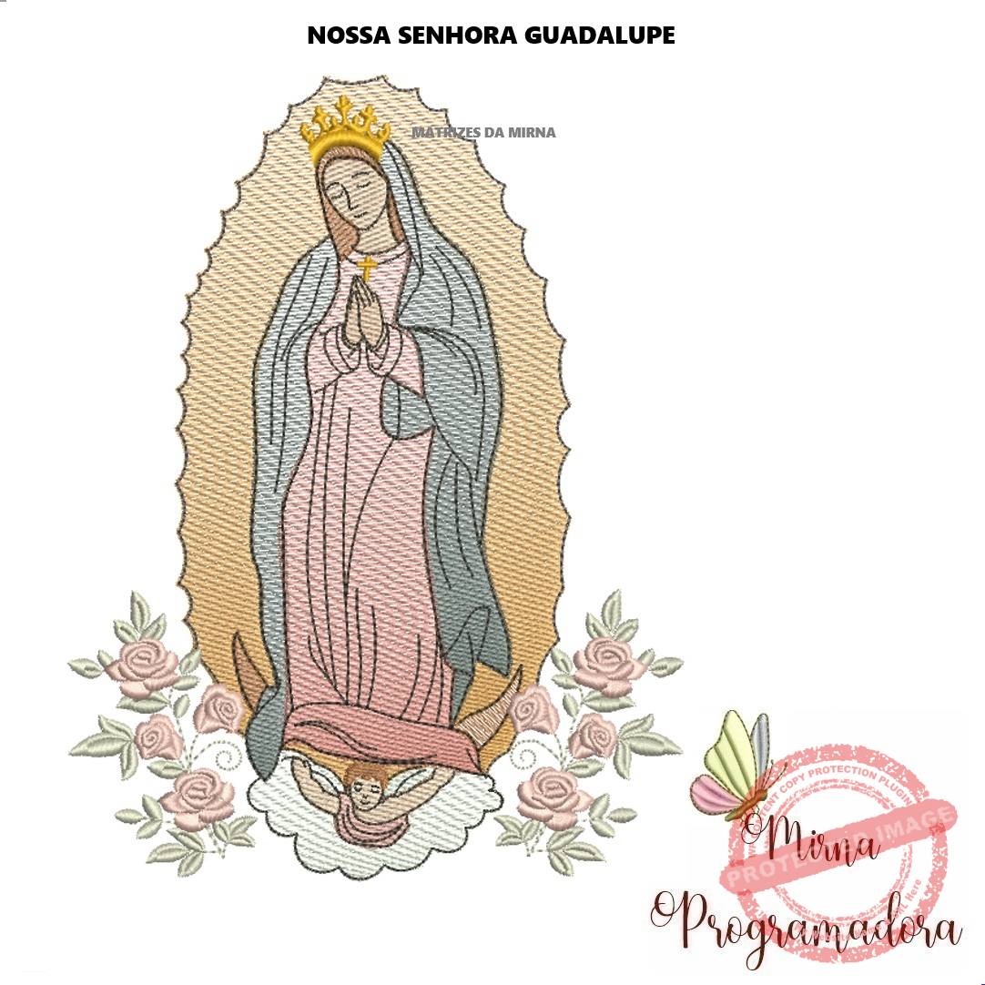 matariz de bordado nossa senhora guadalupe1 matriz de bordado nossa Senhora Guadalupe - Imagem 1