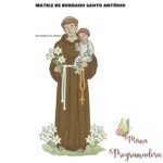 matriz de bordado Santo Antônio
