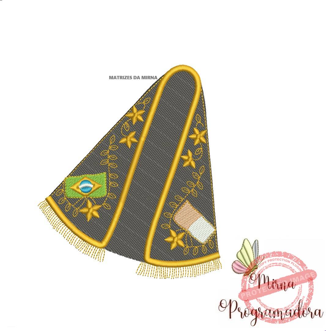 matriz de bordado manto nossa senhora-bandeira matriz de bordado Manto Nossa Senhora-Bandeira - Imagem 1