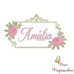 matriz de bordado Amália
