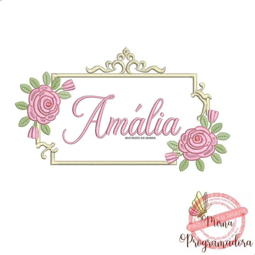 matriz de bordado Amalia matriz de bordado Amália - Imagem 1