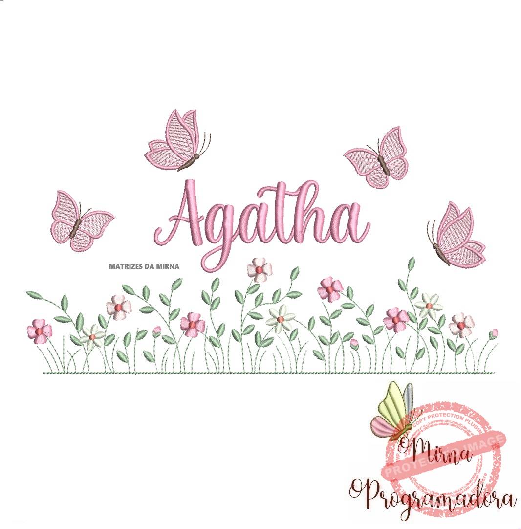 matriz de bordado agatha matriz de bordado Agatha - Imagem 1