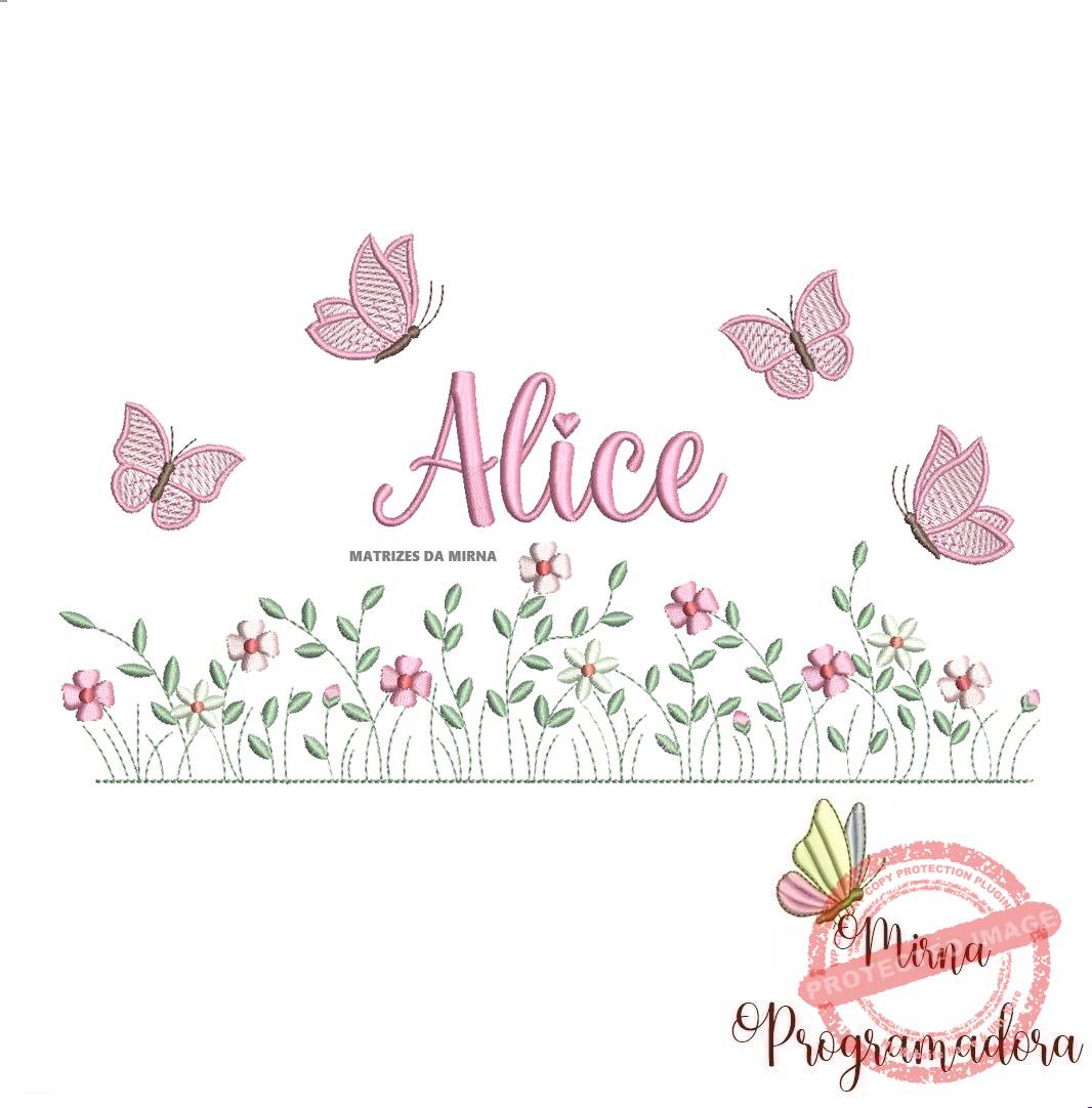 matriz de bordado alice matriz de bordado Alice - Imagem 1
