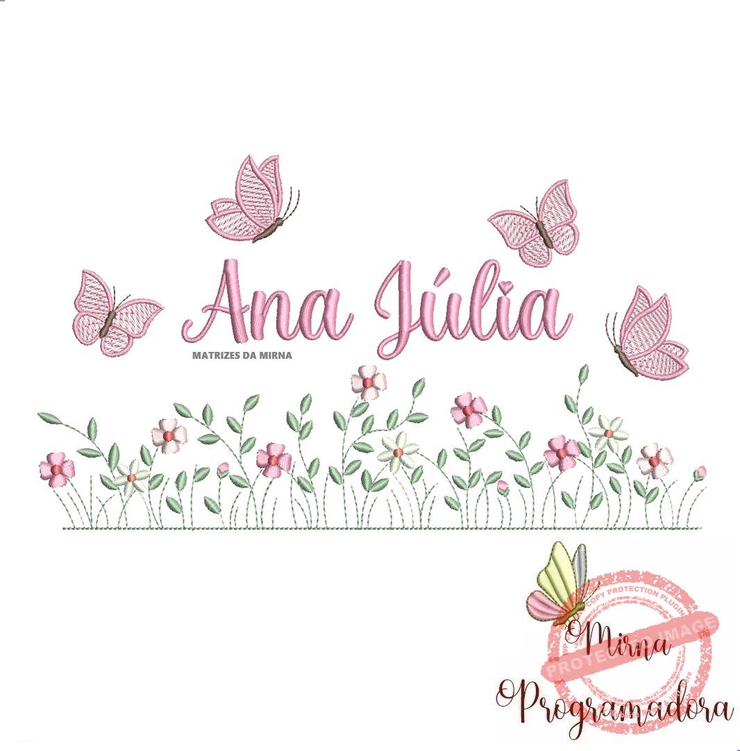 matriz de bordado ana julia matriz de bordado Ana Júlia - Imagem 1