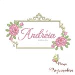 matriz de bordado Andréia