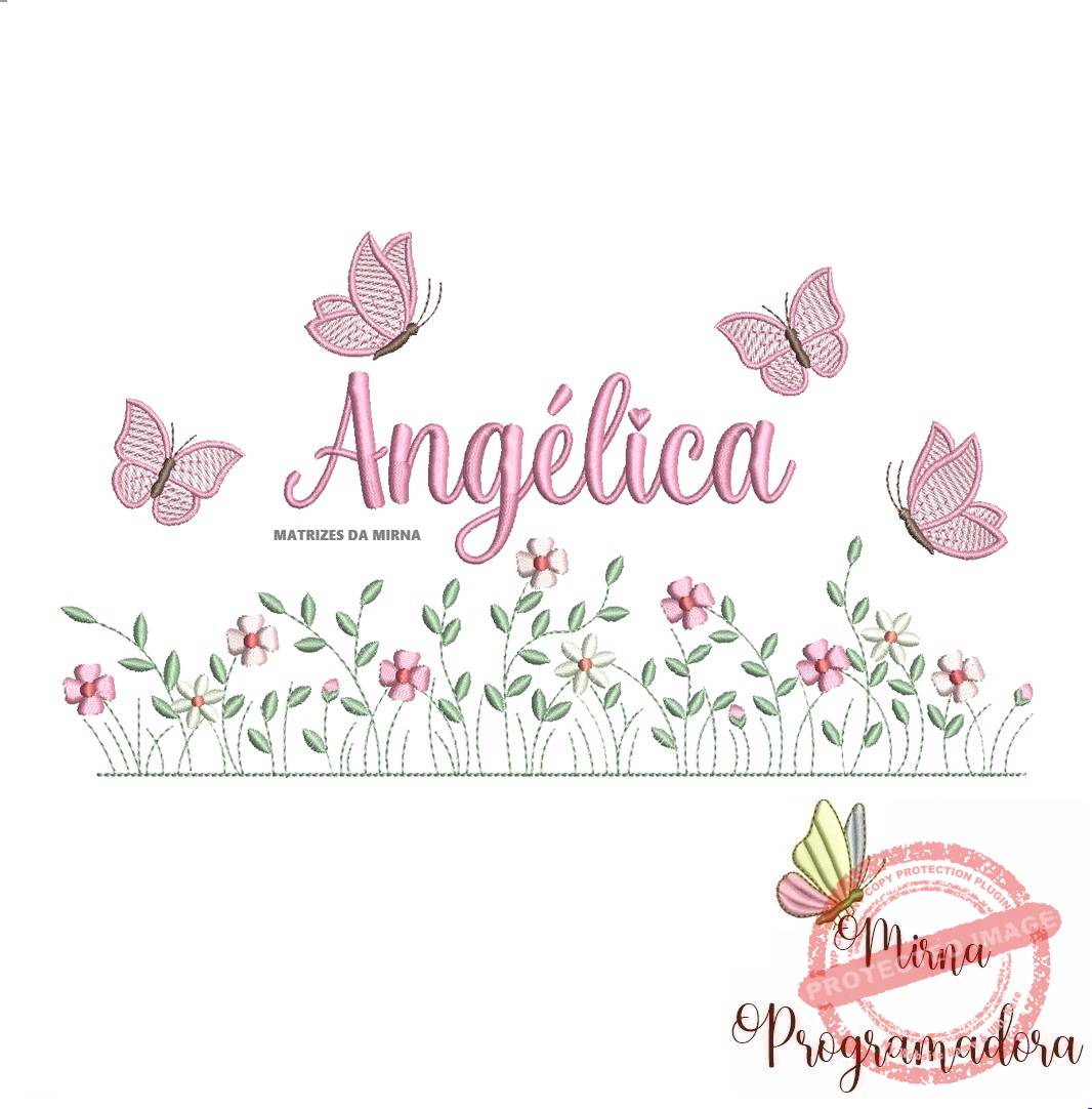 matriz de bordado angelica matriz de bordado Angélica - Imagem 1