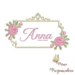 matriz de bordado Anna