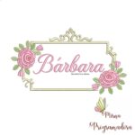 matriz de bordado Bárbara