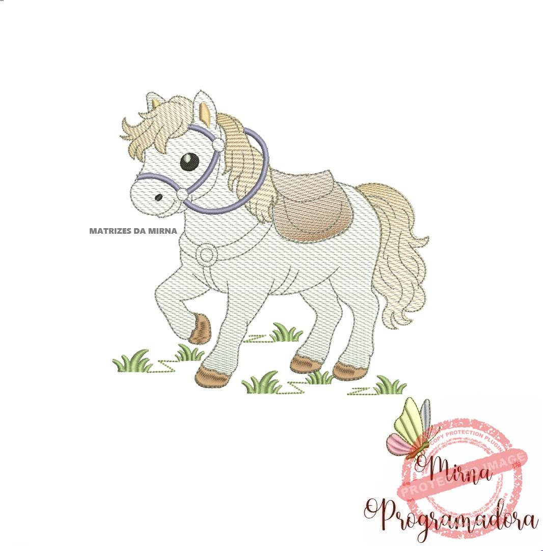 matriz de bordado cavalinho mirna matriz de bordado Cavalinho Menino - Imagem 1