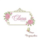 matriz de bordado Clara