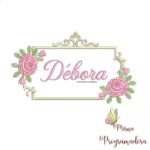 matriz de bordado Débora
