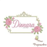 matriz de bordado Dionara