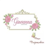 matriz de bordado Giovanna