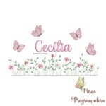 matriz de bordado Cecília