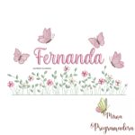 matriz de bordado Fernanda
