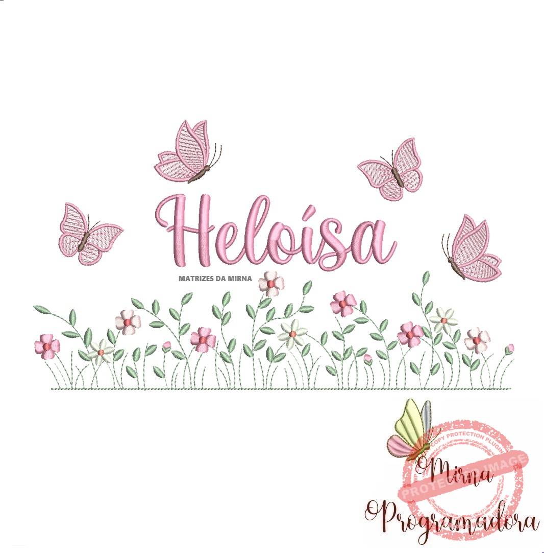 matriz de bordado jardim flores heloisa matriz de bordado Jardim Flores Heloísa - Imagem 1