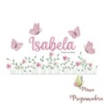 matriz de bordado Jardim Flores Isabela