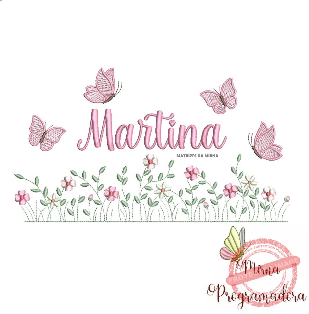 matriz de bordado jardim flores martina matriz de bordado Jardim Flores Martina - Imagem 1