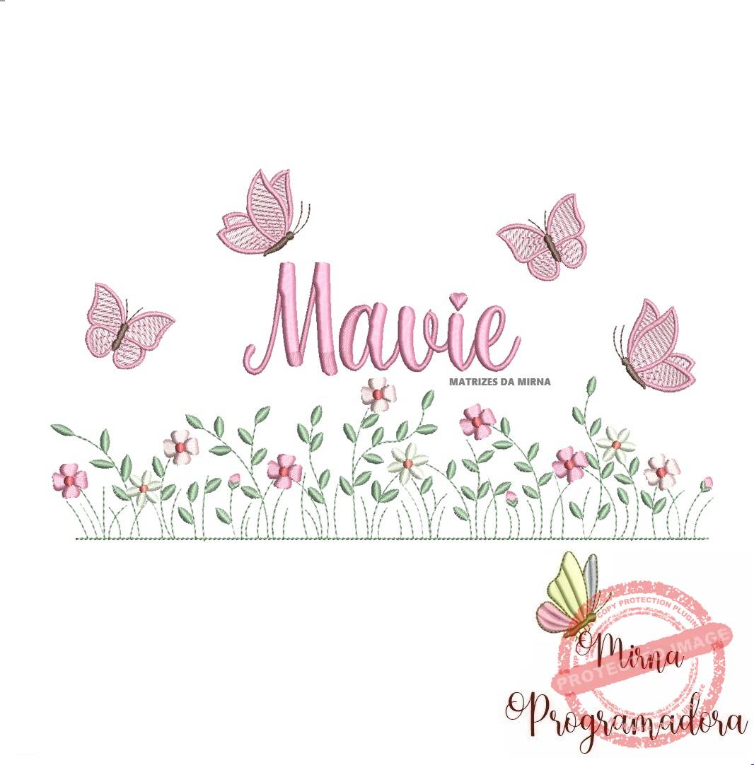 matriz de bordado jardim flores mavie matriz de bordado Jardim Flores Mavie - Imagem 1