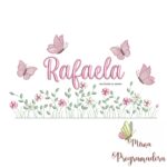 matriz de bordado Jardim Flores Rafaela