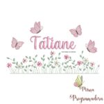 matriz de bordado Jardim Flores Tatiane