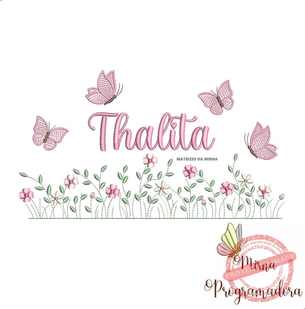 matriz de bordado jardim flores thalita matriz de bordado Jardim Flores Thalita - Imagem 1