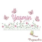 matriz de bordado Jardim Flores Yasmin