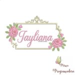 matriz de bordado Jayliana