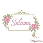 matriz de bordado Juliana