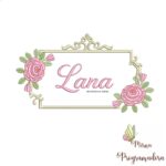 matriz de bordado Lana