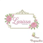 matriz de bordado Larissa