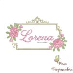 matriz de bordado Lorena