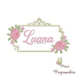 matriz de bordado Luana