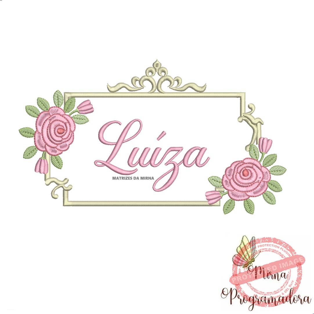 matriz de bordado luiza matriz de bordado Luíza - Imagem 1