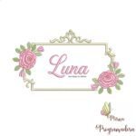 matriz de bordado Luna
