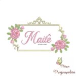 matriz de bordado Maitê